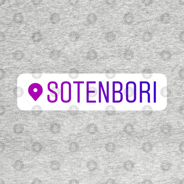 Sotenbori Instagram Location Tag by RenataCacaoPhotography